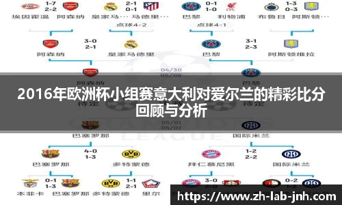 2016年欧洲杯小组赛意大利对爱尔兰的精彩比分回顾与分析